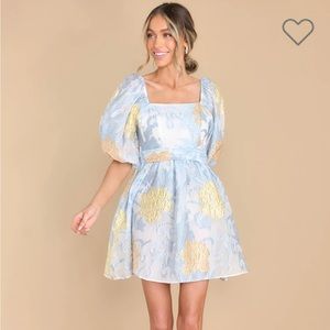 Puff sleeve dress
